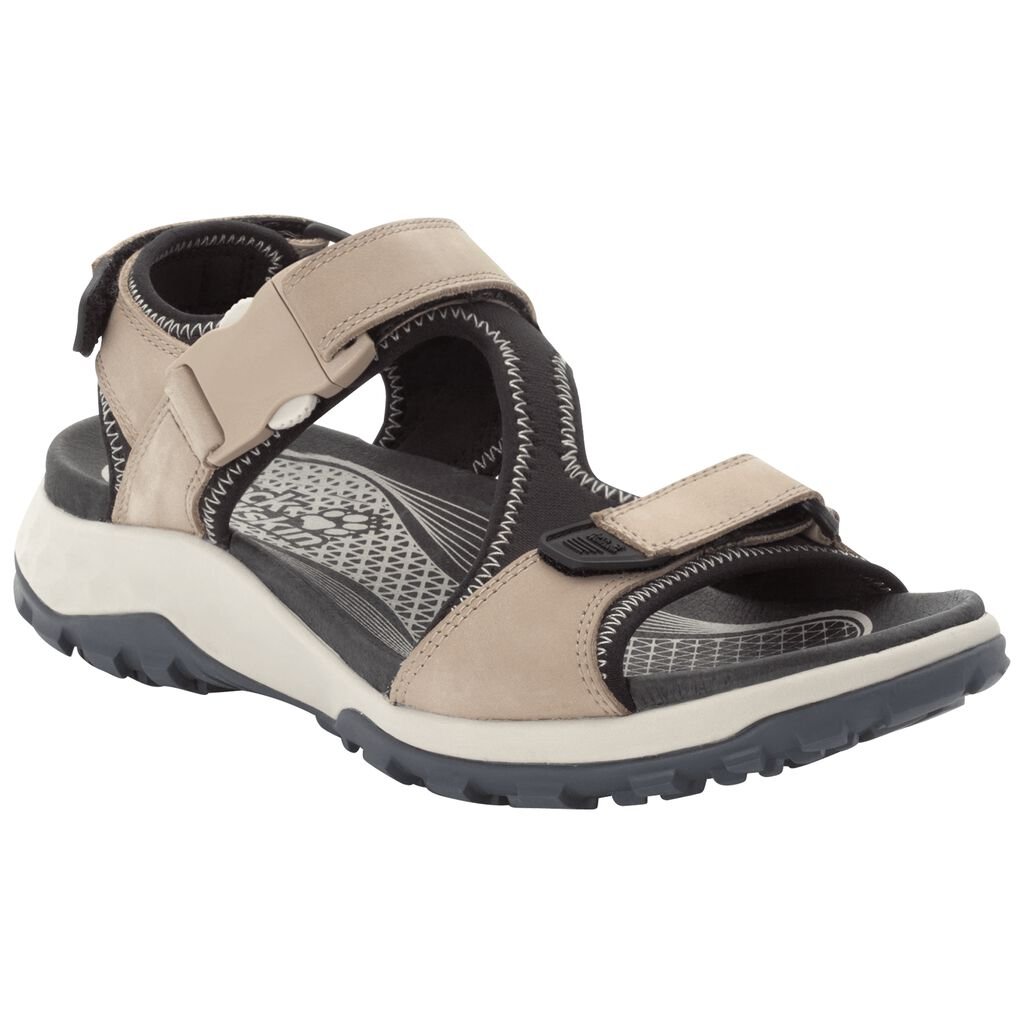 Jack Wolfskin ROCKY PATH LT Chaussures Femme Noir/Beige - ZSDQYFB-63